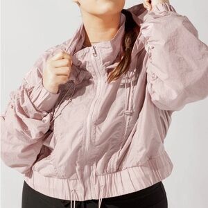 Popflex: Whimsical Breeze Windbreaker - Blush 1X/3X DISCONTINUED